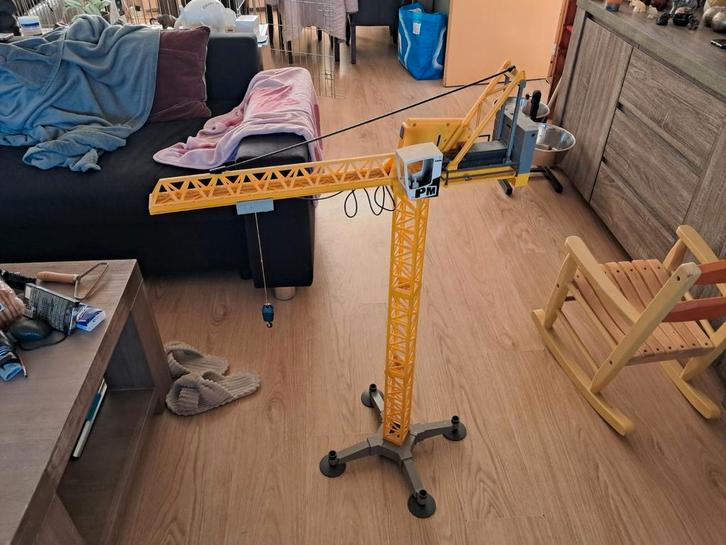Bestuurbare Hijskraan - Speelgoed, Kinderen en Baby's, Speelgoed | Overig, Gebruikt, Jongen of Meisje, Ophalen of Verzenden