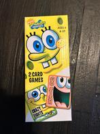 Spel card games spongebob, Hobby en Vrije tijd, Gezelschapsspellen | Bordspellen, Een of twee spelers, Ophalen of Verzenden, Zo goed als nieuw