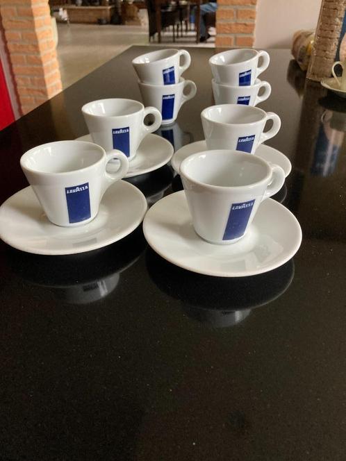 Porcelaine d'Ancap Italy | Lavazza 2 espresso kop & schotels, Huis en Inrichting, Keuken | Servies, Nieuw, Kop(pen) en/of Schotel(s)