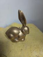 11696) mooie grote messing  haas hoog 10cm, Ophalen of Verzenden