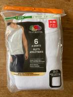 6 x Fruit of the Loom herenhemden M - nieuw - 100% katoen, Ophalen of Verzenden, Wit, Fruit of the loom, Hemd
