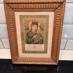 Litho H Maria in prachtige lijst, Antiek en Kunst, Ophalen of Verzenden