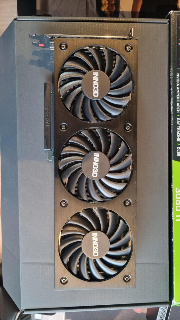 INNO3D GEFORCE RTX 3060 Ti GDDR6X X3 OC, Computers en Software, Videokaarten, PCI, GDDR6, Ophalen of Verzenden