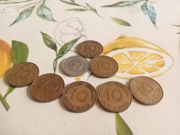 Oude Duitse Pfennig Munten beschikbaar voor biedingen