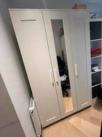 BRIMNES Ikea Kledingkast met 3 deuren, wit, 117x190 cm, Ophalen, 100 tot 150 cm, Zo goed als nieuw, 150 tot 200 cm