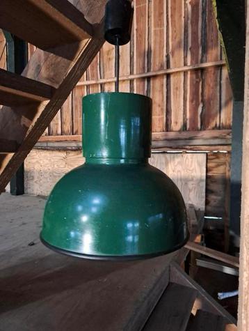 Emaillen hanglamp donkergroen beschikbaar voor biedingen