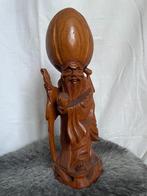 Houten Shou Xing beeld – Chinese god van lang leven, Ophalen