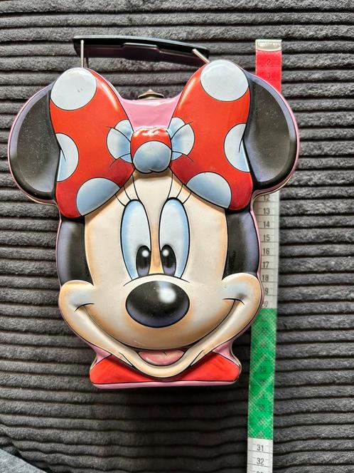 IJzeren Blikken koffertje Mini Mouse, Verzamelen, Disney, Gebruikt, Ophalen of Verzenden