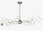 Design hanglamp octopus met 15 witte kelkjes, Huis en Inrichting, Ophalen, Zo goed als nieuw, Minder dan 50 cm