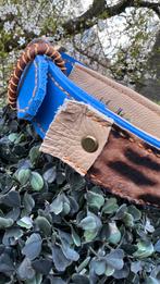 Gave Luipaard halsband Hair on leer royal blauw nappa 43-50, Ophalen of Verzenden, Handgemaakt, Nieuw