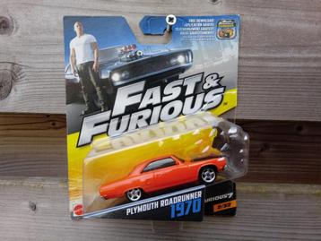 Plymouth Roadrunner '70 Mattel Fast & Furious 7 beschikbaar voor biedingen