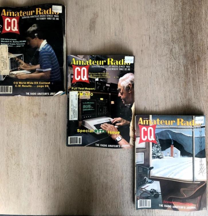 3 maandbladen van amateur radio CQ., Verzamelen, Tijdschriften, Kranten en Knipsels, Tijdschrift, 1980 tot heden, Ophalen
