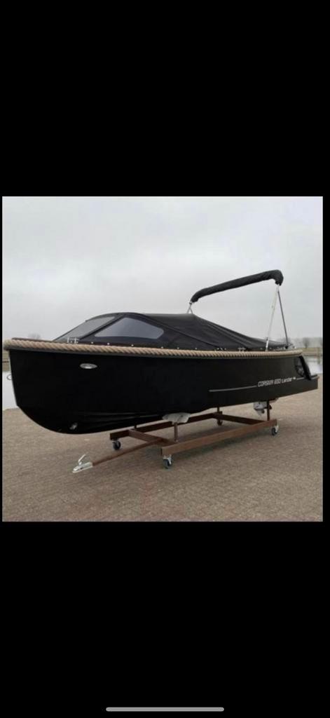 Corsiva 650 sloep boegschroef 100pk, Watersport en Boten, Sloepen, Zo goed als nieuw, 70 pk of meer, 6 meter of meer, Binnenboordmotor