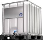 ibc container watervat 1000 liter, Tuin en Terras, Regentonnen, Met kraantje, Kunststof, 150 liter of meer, Zo goed als nieuw