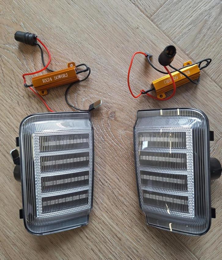 Knipperlicht Fiat Ducato Buitenspiegel LED Chrystal Set 2 st, Auto diversen, Auto-accessoires, Nieuw, Ophalen of Verzenden