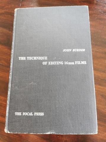 The technique of editing 16mm films - John Burder beschikbaar voor biedingen