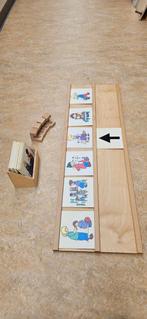 Houten pictogrammen bord, Ophalen, Zo goed als nieuw