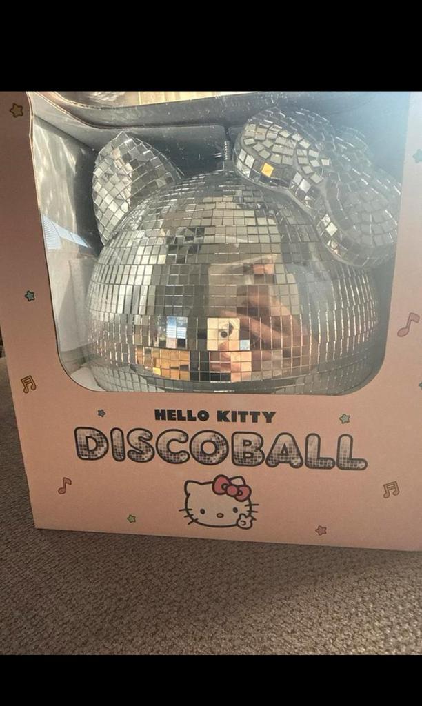Hello Kitty Discobal - Nieuw in Doos!, Huis en Inrichting, Lampen | Hanglampen, Nieuw, Minder dan 50 cm, Kunststof, Ophalen of Verzenden