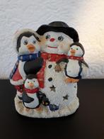 Kaarshouder sneeuwman met pinquins, Diversen, Kerst, Ophalen, Nieuw