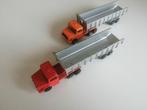 set 2x majorette vrachtwagen, Hobby en Vrije tijd, Modelauto's | Overige schalen, Ophalen of Verzenden, Gebruikt, Bus of Vrachtwagen