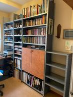 Transvorm boekenkast/wandkast met twee beukenhouten deurtjes, Ophalen, Gebruikt, 200 cm of meer, Minder dan 100 cm