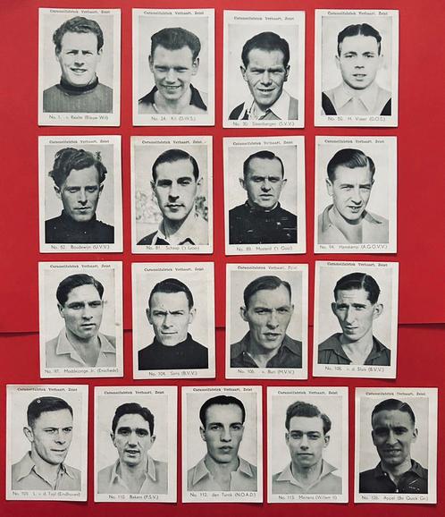 Verhaart - voetbalplaatjes - 1952, Verzamelen, Sportartikelen en Voetbal, Zo goed als nieuw, Poster, Plaatje of Sticker, PSV, Ophalen of Verzenden