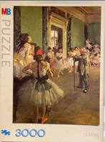 MB Puzzel “De Balletschool” 3000 stukjes, Ophalen of Verzenden, Meer dan 1500 stukjes, Gebruikt, Legpuzzel