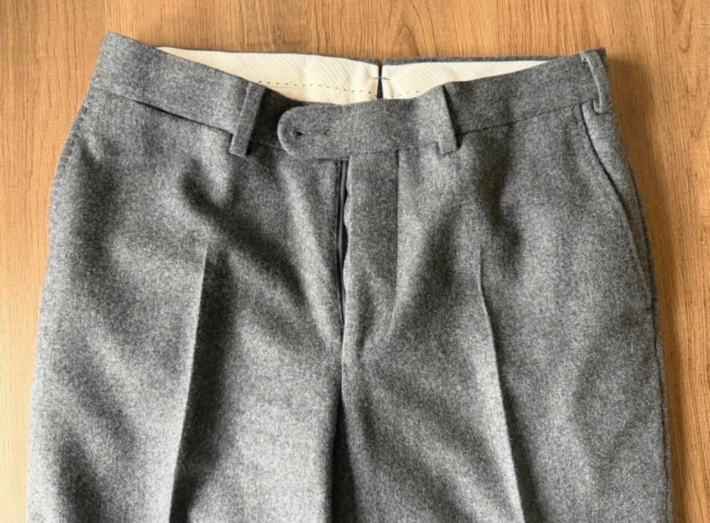 Suitsupply Grijze Wollen Pantalon, Ophalen of Verzenden, Grijs, Gedragen, Maat 46 (S) of kleiner