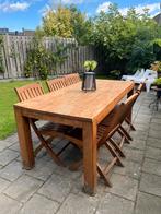 Buitentafel, Ophalen, Gebruikt, Rechthoekig, Hout