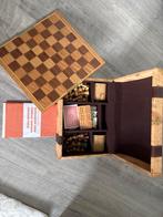 Vintage Bordspel Set - Schaak, Dammen, Meer!, Hobby en Vrije tijd, Gezelschapsspellen | Bordspellen, Een of twee spelers, Ophalen of Verzenden