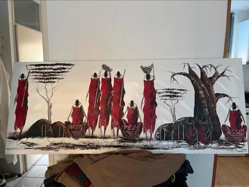 Schilderij/doek Afrika beschikbaar voor biedingen