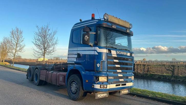Scania R144-460 V8 Full air | manual | boogie (bj 1999), Auto's, Vrachtwagens, Scania, Overige brandstoffen, BTW verrekenbaar