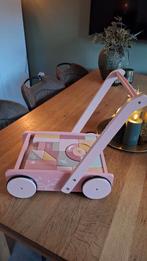 Little dutch Block Trolley, Kinderen en Baby's, Speelgoed | Houten speelgoed, Ophalen, Zo goed als nieuw, Overige typen