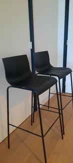 Barkruk zwart, Ophalen, 60 tot 90 cm, Zo goed als nieuw, Metaal