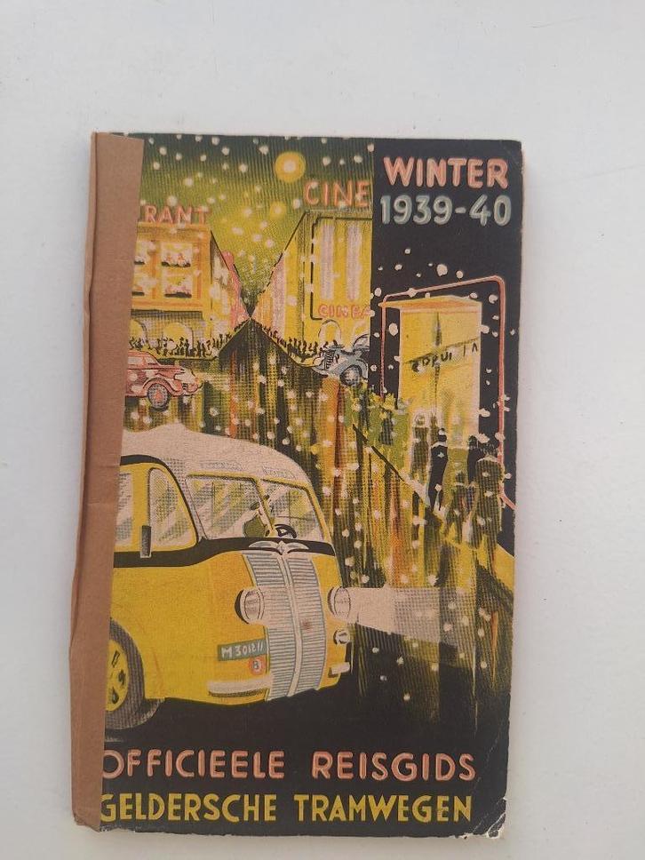 G.T.W. WINTER DIENSTREGELING 1939/1940, Verzamelen, Spoorwegen en Tramwegen, Gebruikt, Tram, Boek of Tijdschrift, Ophalen of Verzenden