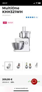 *NIEUW* Kenwood Multione keukenmachine, Witgoed en Apparatuur, Keukenmixers, Nieuw, Vaatwasserbestendig, 3 snelheden of meer, 4 liter of meer