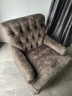 Zo goed als nieuw comfortabele fauteuil Nelson taupe Nieuw!!, Eenpersoons, 75 tot 100 cm, Ophalen of Verzenden, Zo goed als nieuw