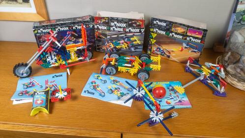 Lot vintage KNEX K'nex 1995-1996 4 sets, Kinderen en Baby's, Speelgoed | Bouwstenen, Zo goed als nieuw, K'nex, Ophalen of Verzenden