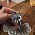 Zilverkleurige Maggi Fles Houder Bewerkt 6x4 cm groot, Antiek en Kunst, Ophalen of Verzenden