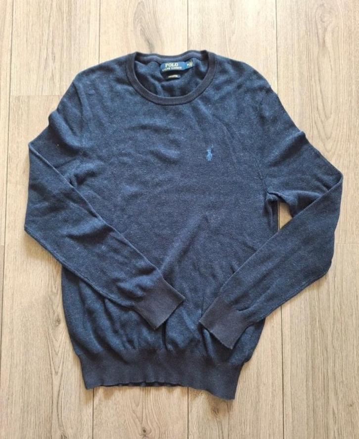 Polo Ralph Lauren trui – maat M – 100% pima katoen, Kleding | Heren, Truien en Vesten, Zo goed als nieuw, Maat 52/54 (L), Blauw