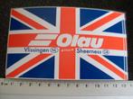sticker vlissingen sheerness Olau logo vlag engeland, Verzenden, Zo goed als nieuw, Bedrijf of Vereniging
