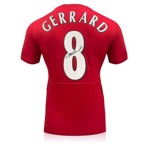 Steven Gerrard gesigneerd Liverpool 2005 voetbalshirt, Verzamelen, Sportartikelen en Voetbal, Nieuw, Shirt, Buitenlandse clubs