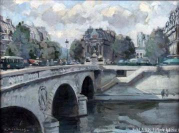 ==Pont St. Michel te Parijs==Daan Muehlhaus 1907-1981== beschikbaar voor biedingen