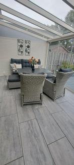 Loungeset/tuinset, Tuin en Terras, Tuinsets en Loungesets, Ophalen, Zo goed als nieuw, Wicker