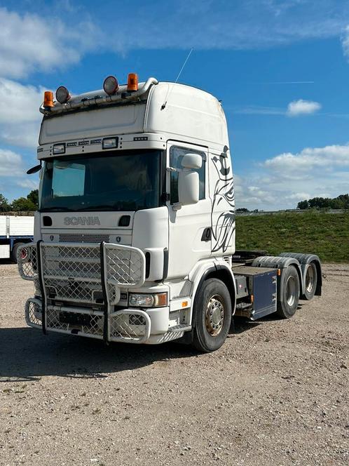 Scania 164 - 580 6x2, Auto's, Vrachtwagens, Bedrijf, Scania, Diesel, Euro 3, Handgeschakeld, Wit, BTW verrekenbaar, Ophalen