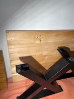 Steigerhouten Eettafel 2m met X-poten, Huis en Inrichting, Tafels | Eettafels, Vijf personen of meer, Rechthoekig, Overige houtsoorten