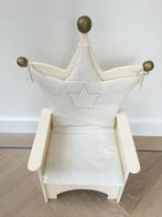 Kinderstoeltje Kroon / stoeltje met kroon voor kinderkamer, Kinderen en Baby's, Kinderkamer | Tafels en Stoelen, Ophalen, Zo goed als nieuw