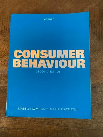 Isabelle Szmigin, Maria Piacentini - Consumer Behaviour beschikbaar voor biedingen