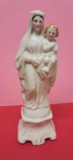 Zeer oud porseleinen Madonna beeldje, Antiek en Kunst, Antiek | Religie, Ophalen