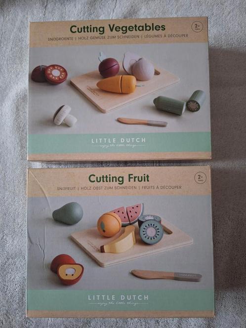 Nieuw! Snijgroente snijfruit hout little dutch tbv goed doel, Kinderen en Baby's, Speelgoed | Houten speelgoed, Nieuw, Overige typen
